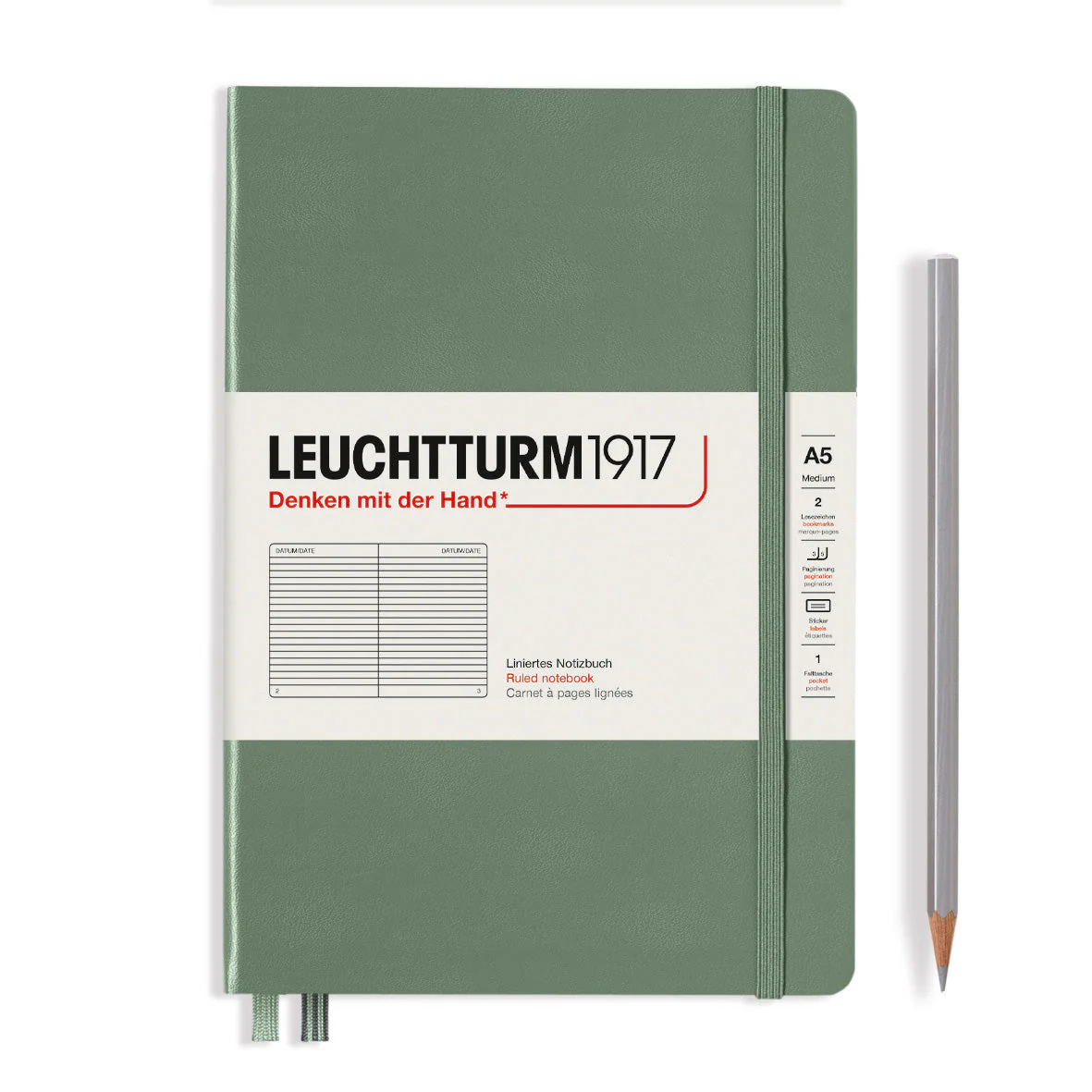 Leuchtturm A5 Hardcover Notebook - Ruled - Image 18