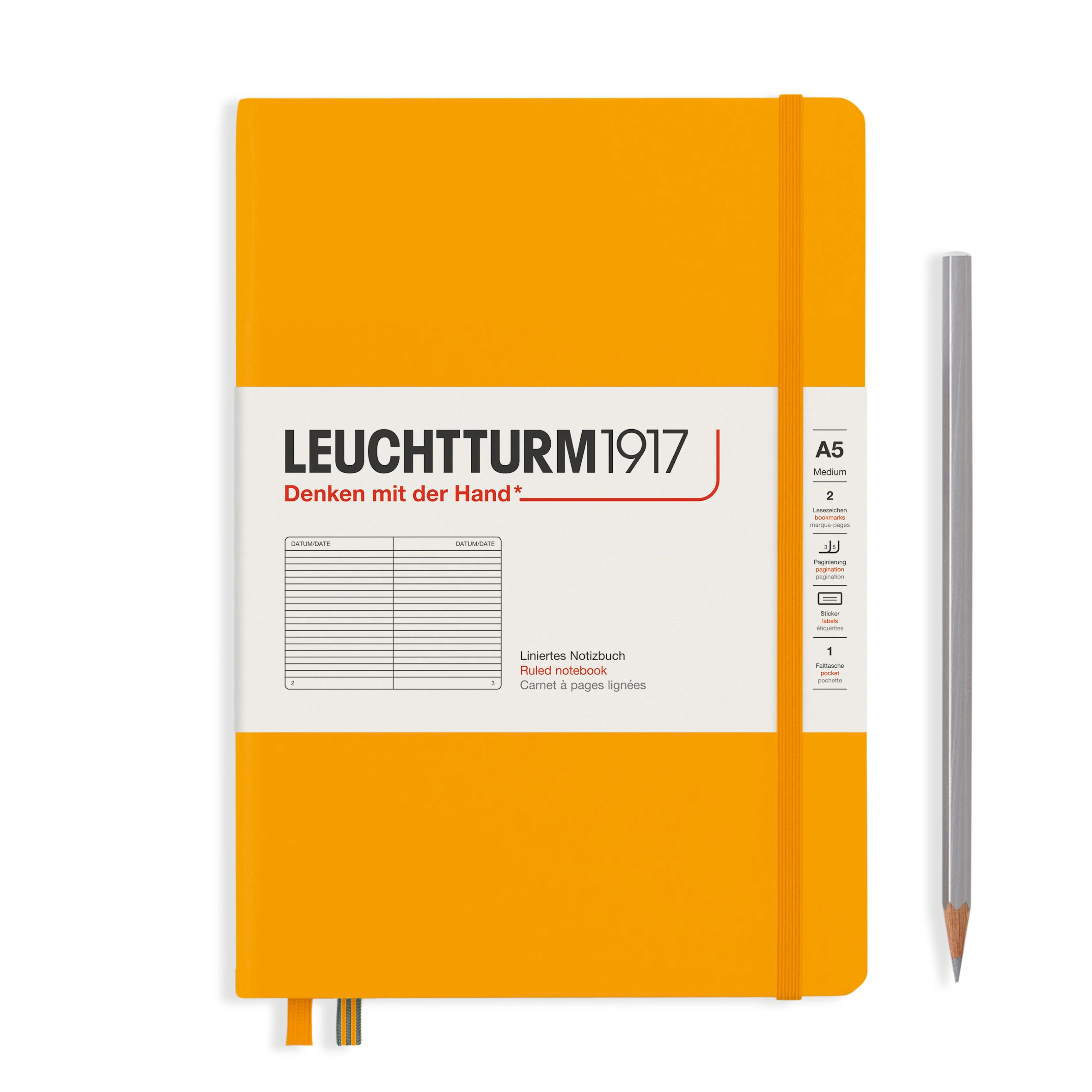 Leuchtturm A5 Hardcover Notebook - Ruled - Image 23