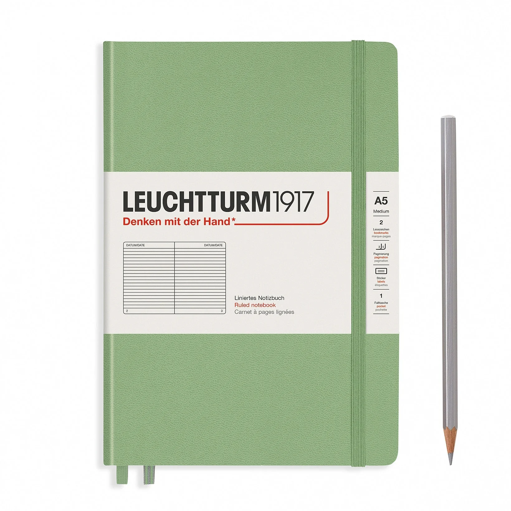 Leuchtturm A5 Hardcover Notebook - Ruled - Image 30