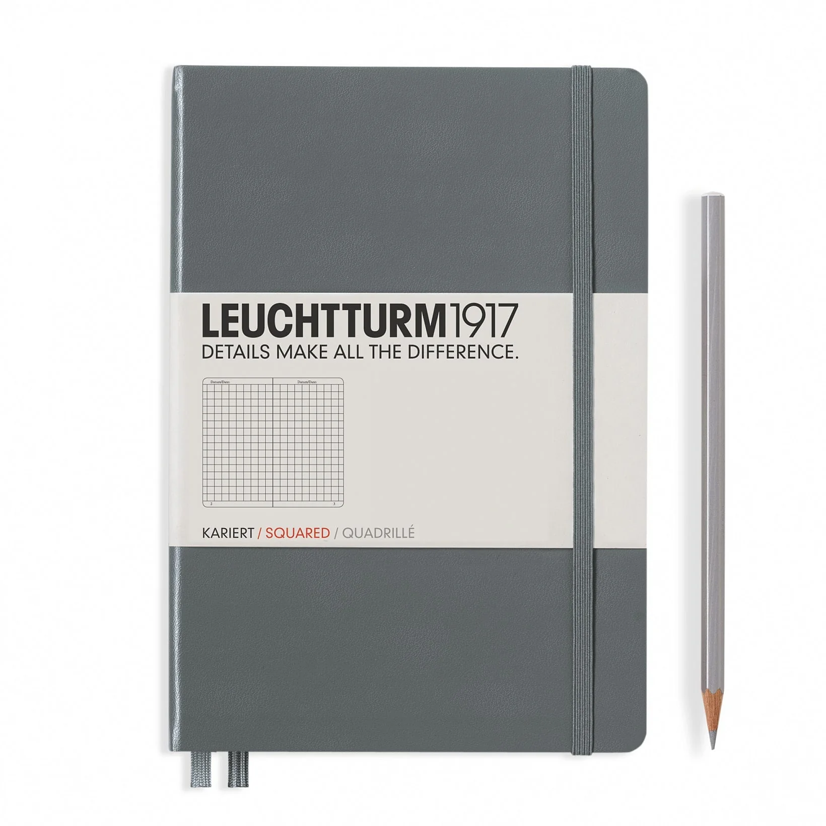 Leuchtturm A5 Hardcover Notebook - Squared - Image 5