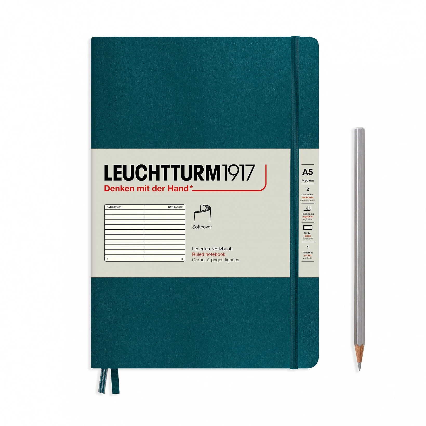 Leuchtturm A5 Softcover Notebook - Ruled - Image 8
