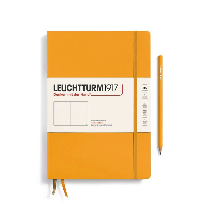 Leuchtturm B5 Composition Hardcover Notebook - Plain - Image 3