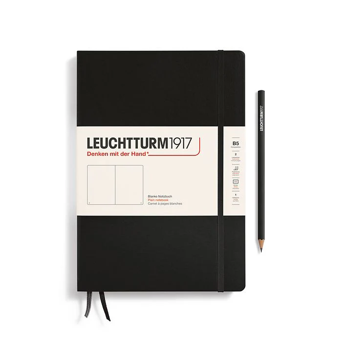 Leuchtturm B5 Composition Hardcover Notebook - Plain - Image 9