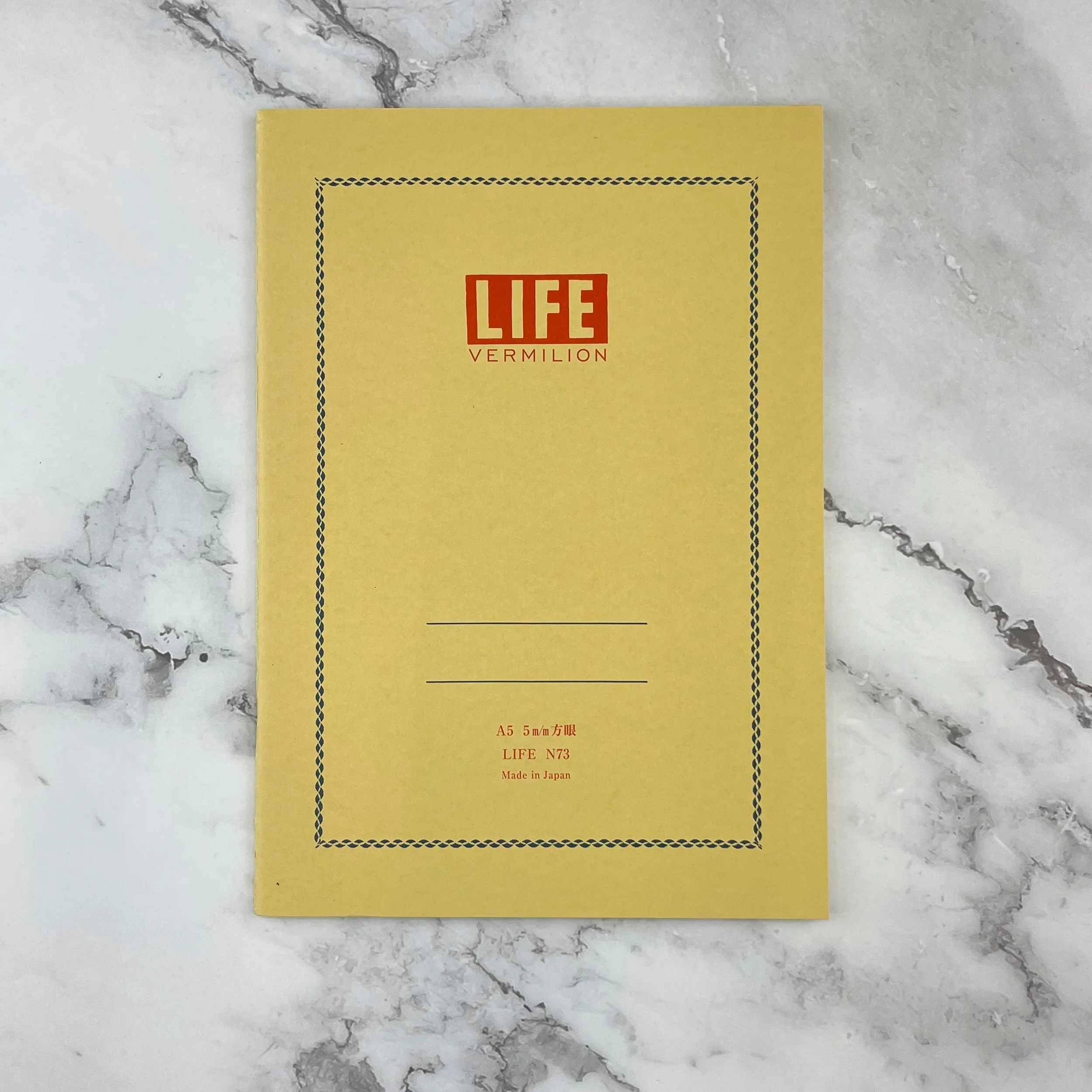 Life Vermillion Notebook - A5 - Grid