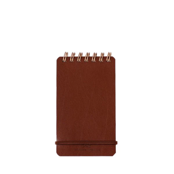 Midori Grain Memo Pad - Dark Brown