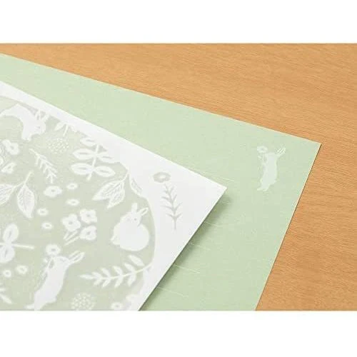 Midori Letterpress Stationery - Rabbit - Image 6