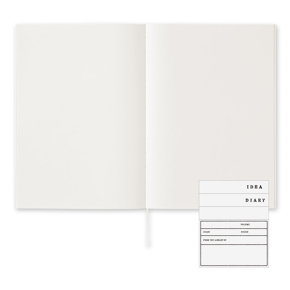 Midori MD Cotton Notebook - Plain - A5 - Image 6