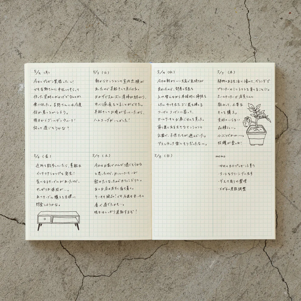 Midori MD Notebook Journal - Grid Block- A5 - Image 10