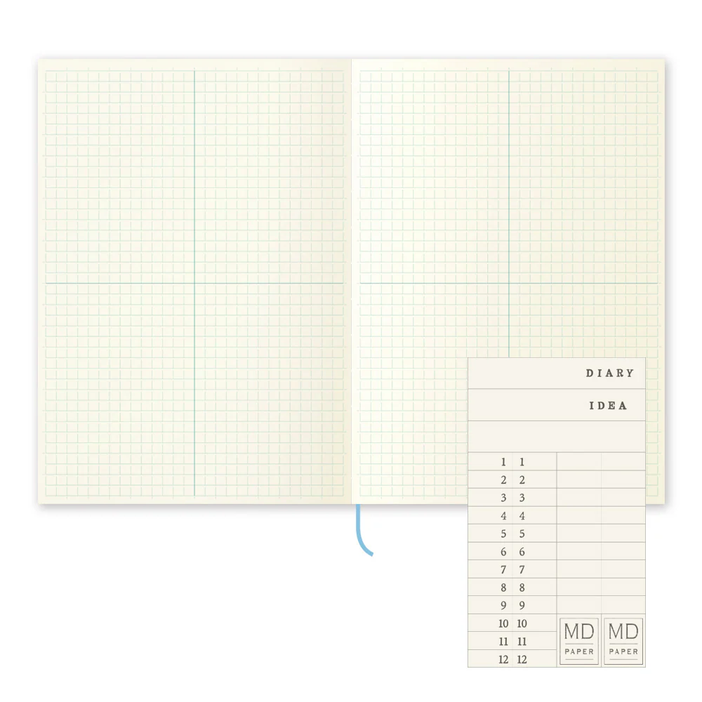 Midori MD Notebook Journal - Grid Block- A5 - Image 6