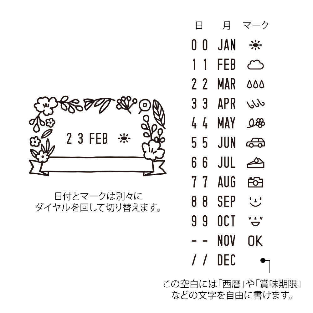 Midori Rotating Date Stamp - Image 21