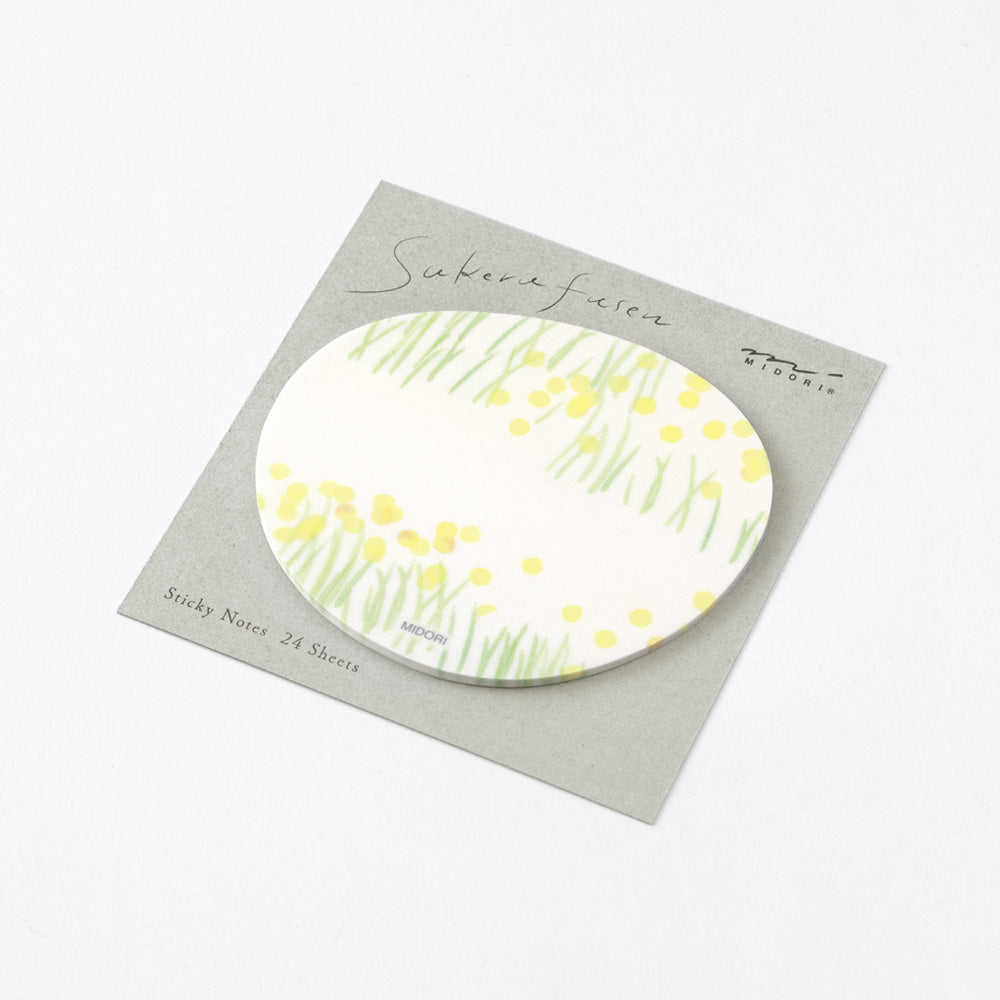 Midori Sticky Notes - Transparent - Flower Garden Yellow - Image 3