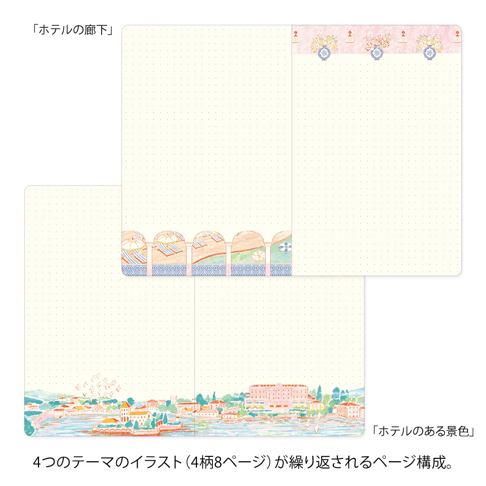 Midori Yuru Log Notebook B6 - Travel & Hotel - Image 5