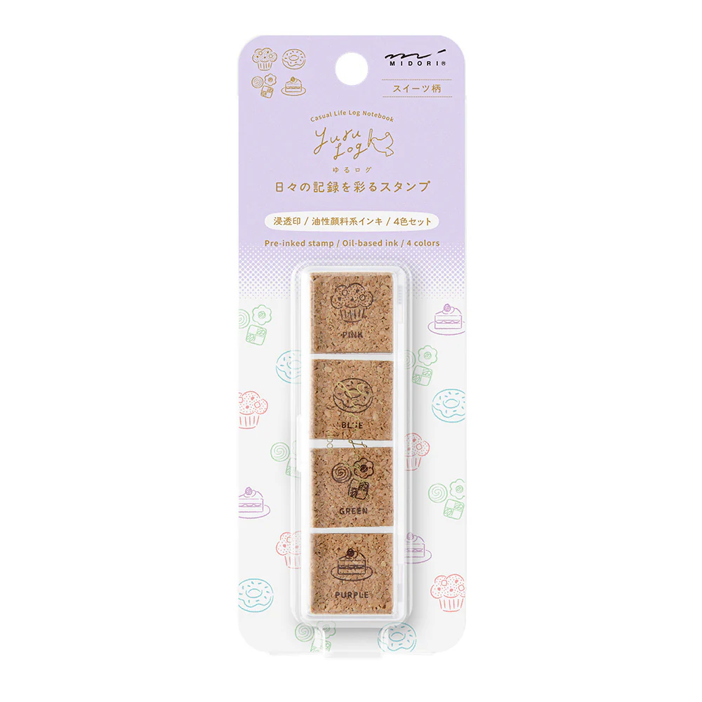 Midori Yuru Log Pre-inked Stamp - Image 13
