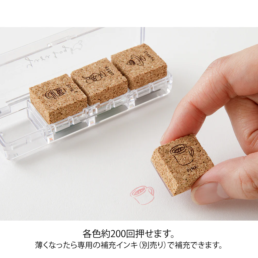 Midori Yuru Log Pre-inked Stamp - Image 22