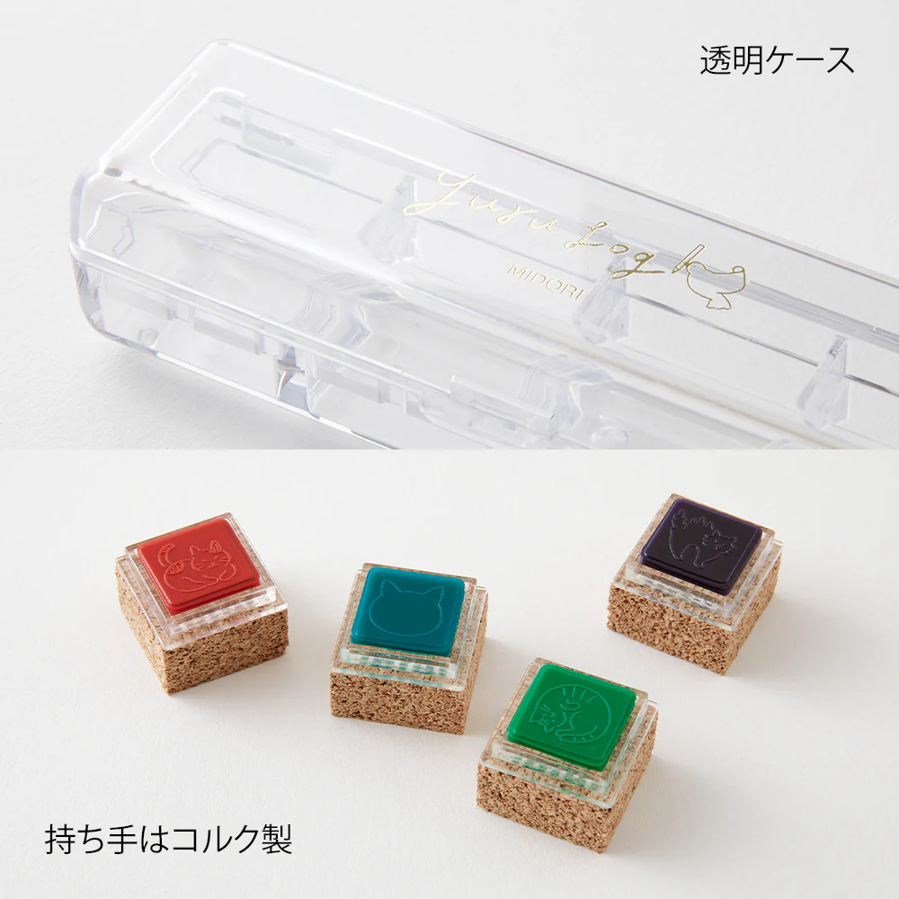 Midori Yuru Log Pre-inked Stamp - Image 35