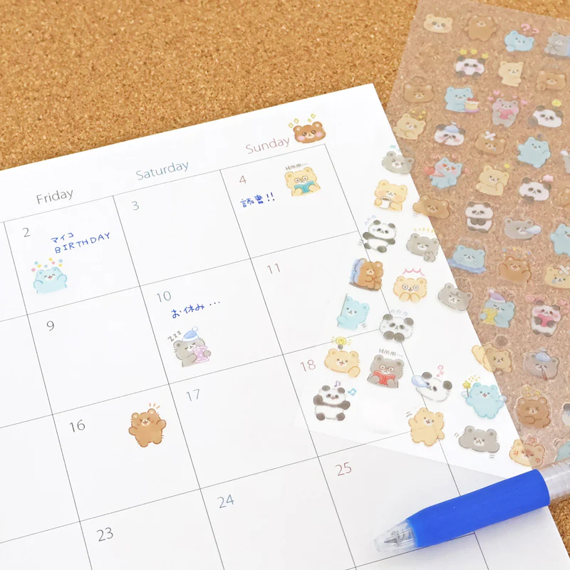 Mind Wave Mood Icon Stickers - Bear - Image 2