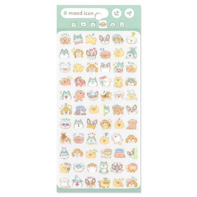 Mind Wave Mood Icon Stickers - Dog
