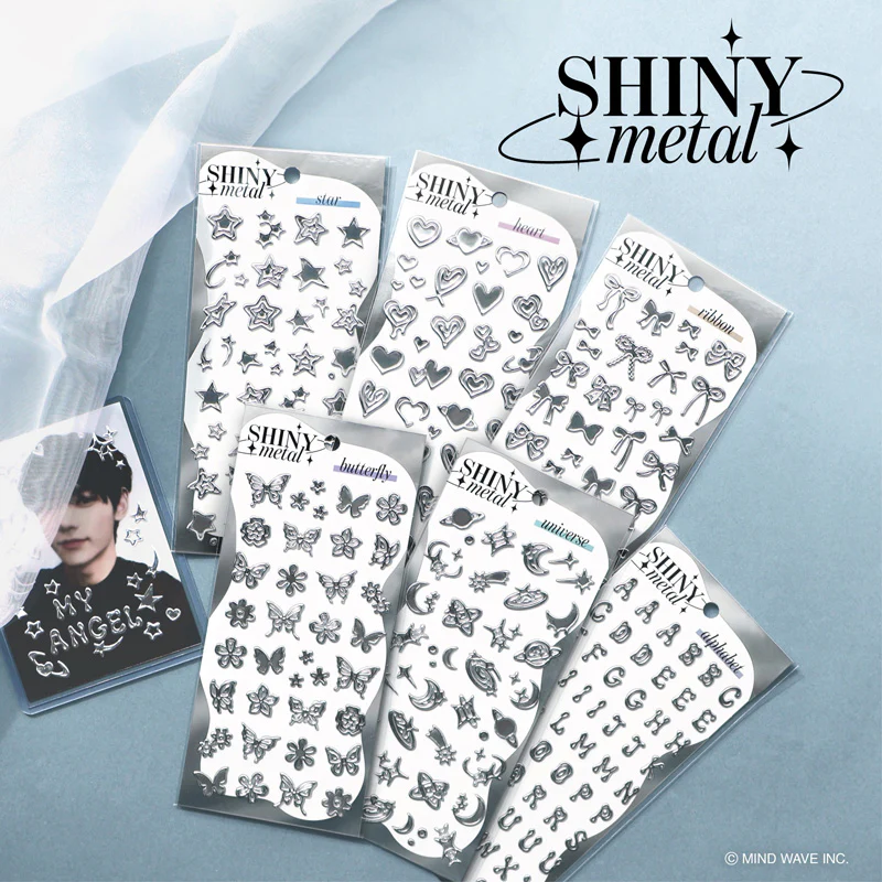 Mind Wave Shiny Metal Stickers - Alphabet - Image 3