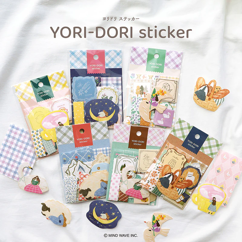 Mind Wave Yori-Dori Stickers - Riding on a Bird's Back - Image 4