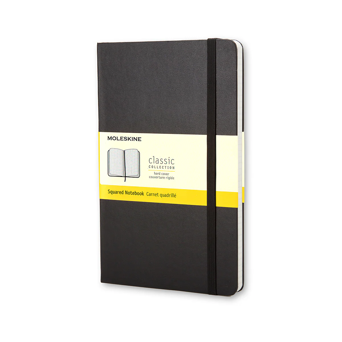 Moleskine Pocket Classic Hard Cover Notebook - Squared