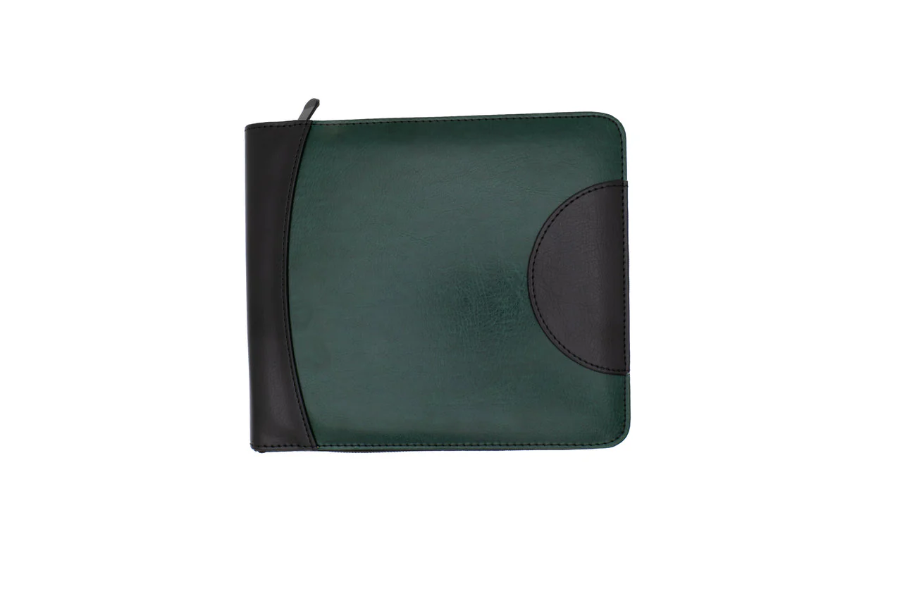 Monteverde Deluxe Collectors 12 Pc Zipper Pen Case - Green/Black