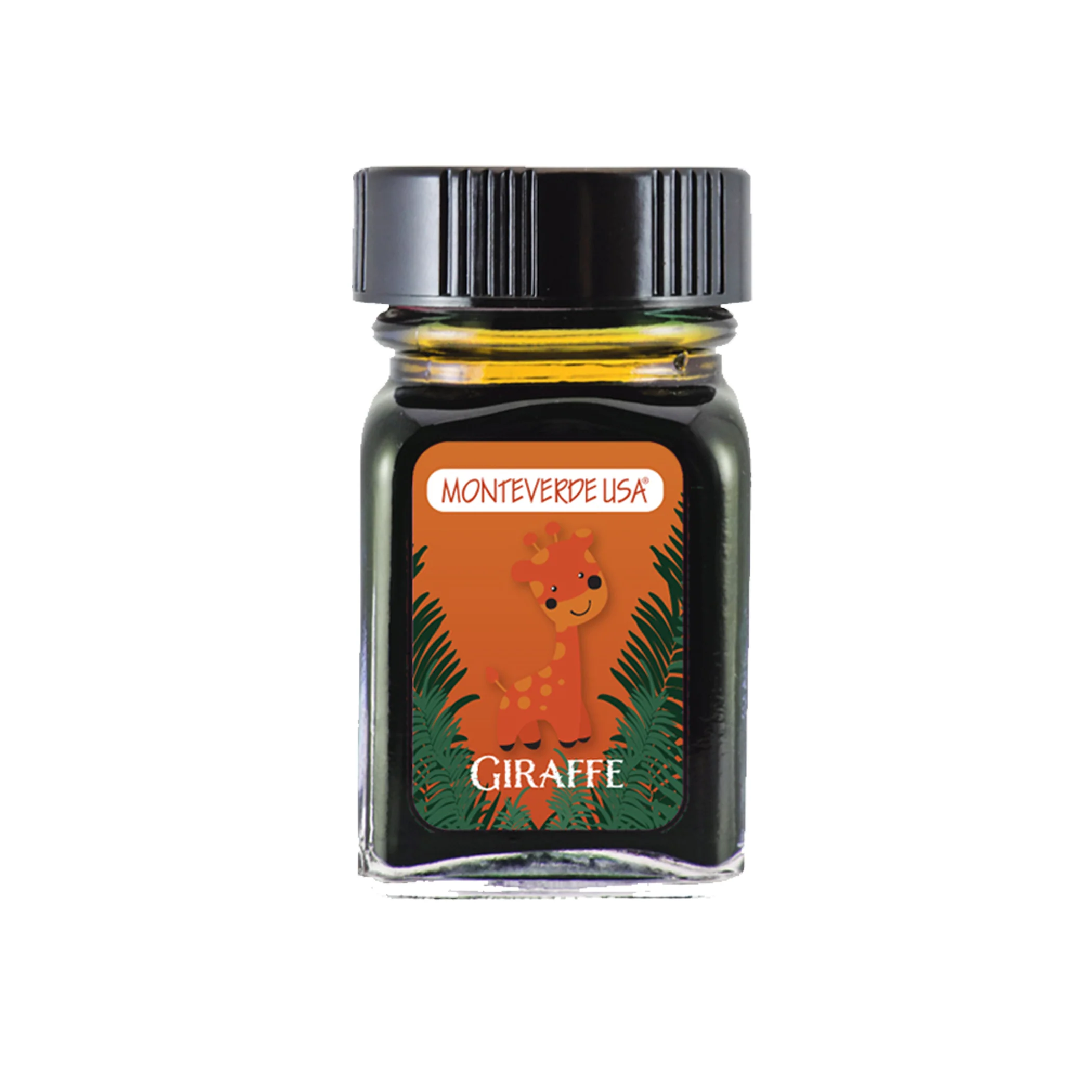 Monteverde Jungle Ink Collection Giraffe (Orange) - 30ml Bottled Ink - Image 2