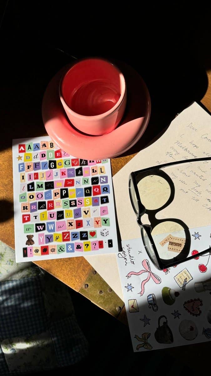TINYSTORE Letter Stickers! (2 Sheets) - Image 2
