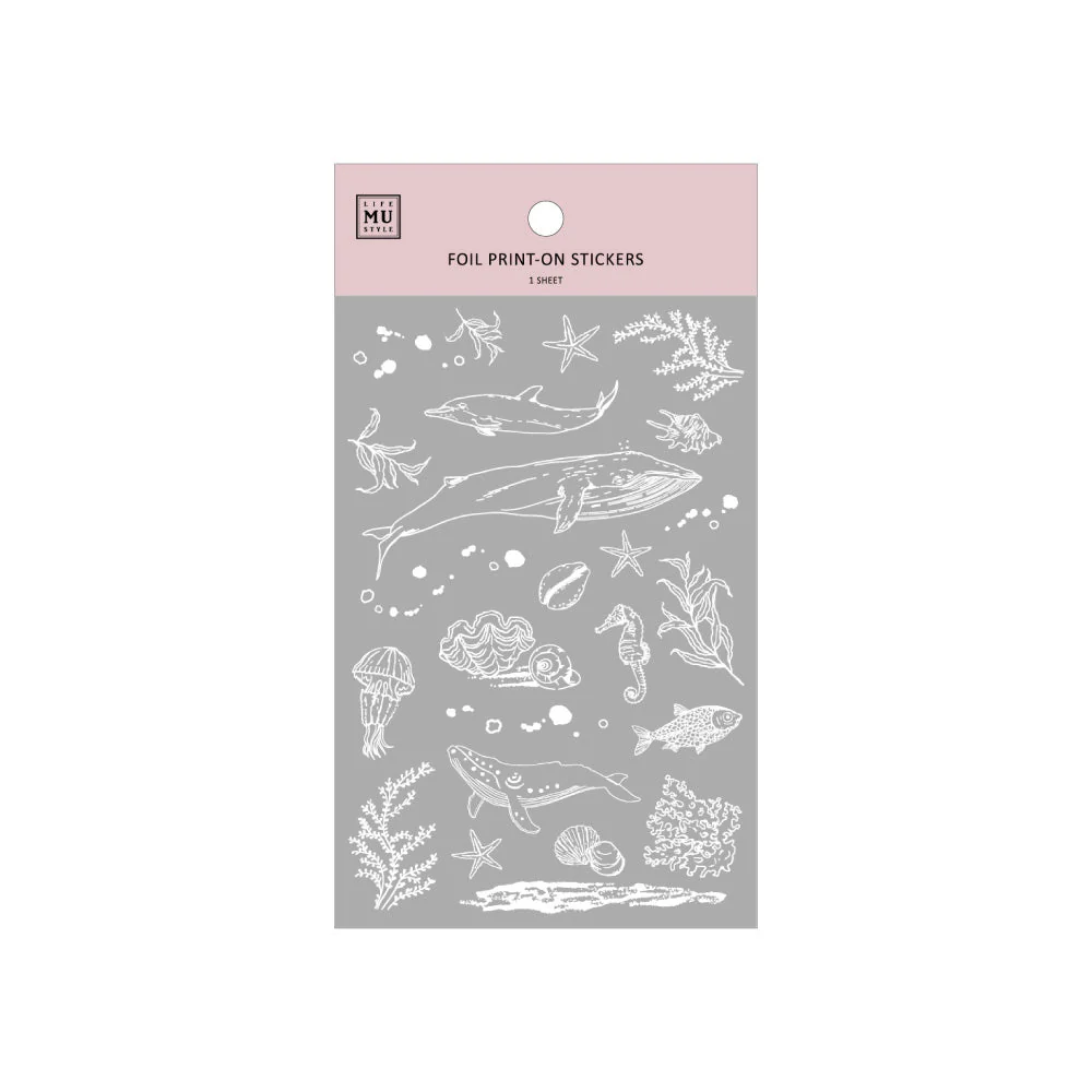 MU Silver Foil Sticker 2004