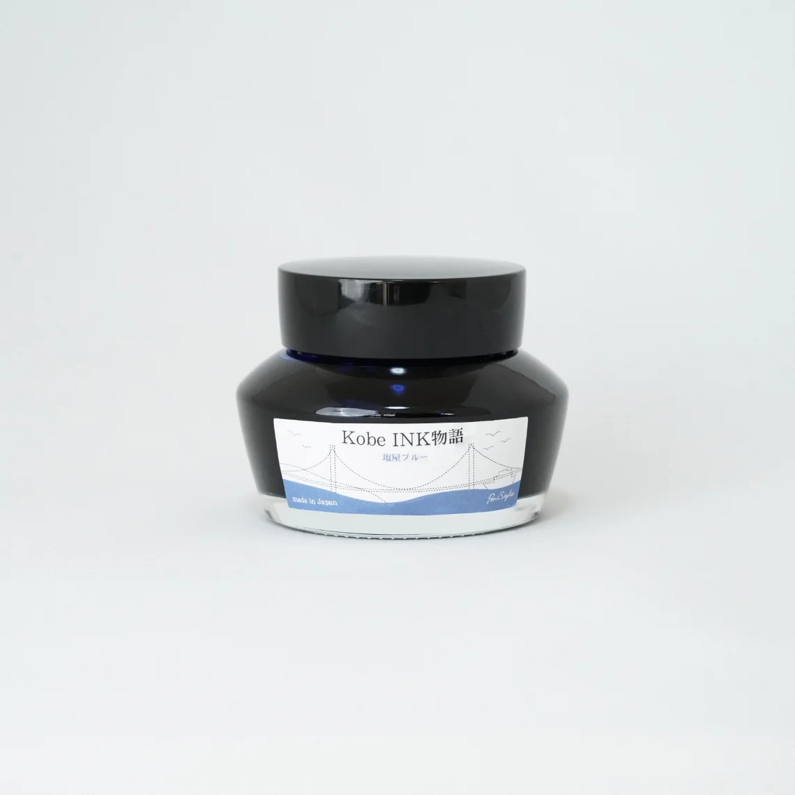 Nagasawa Kobe Ink 50ml Bottled Ink - Ink Story Vol. 17 Shioya Blue - Image 3