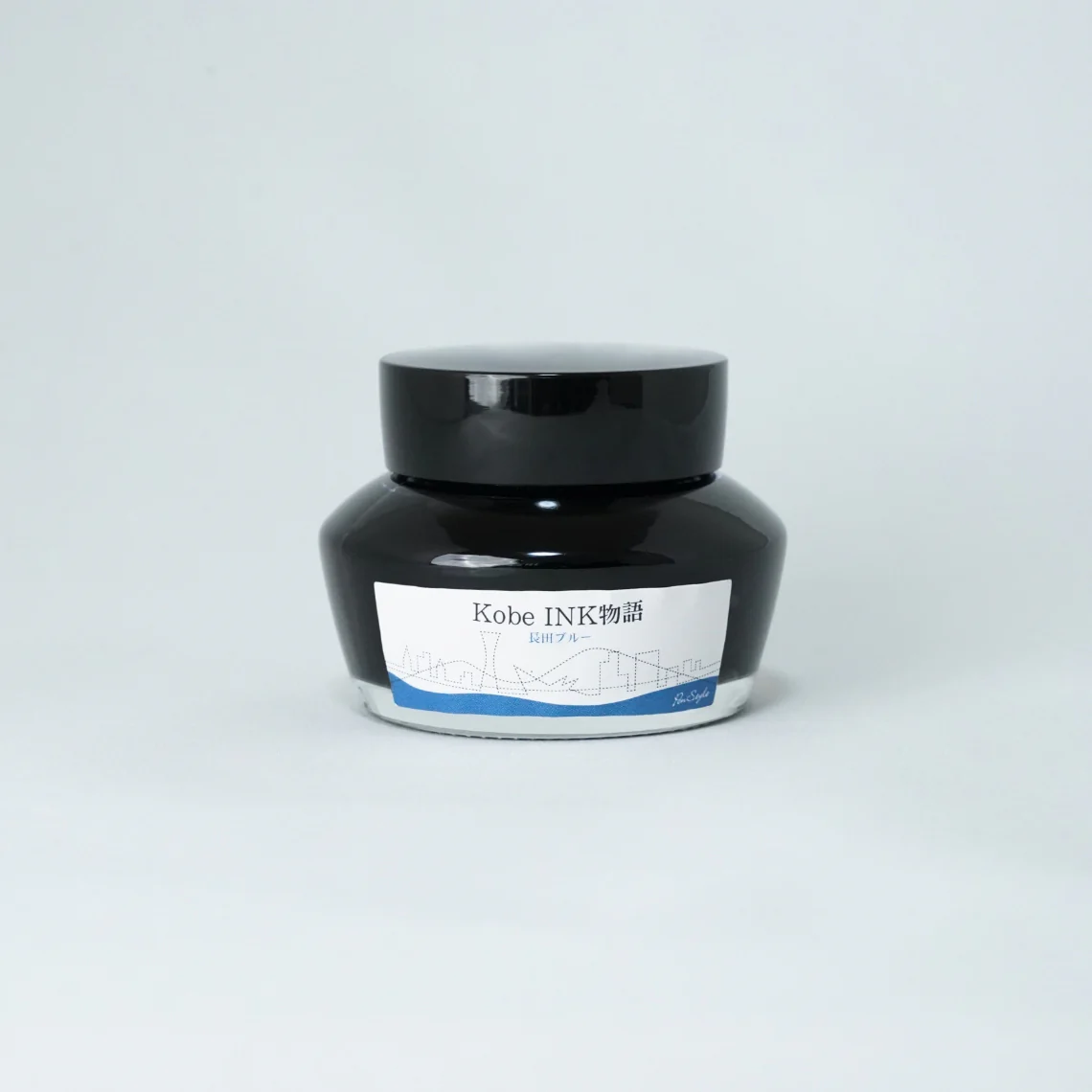 Nagasawa Kobe Ink 50ml Bottled Ink - Ink Story Vol. 23 Nagata Blue - Image 3