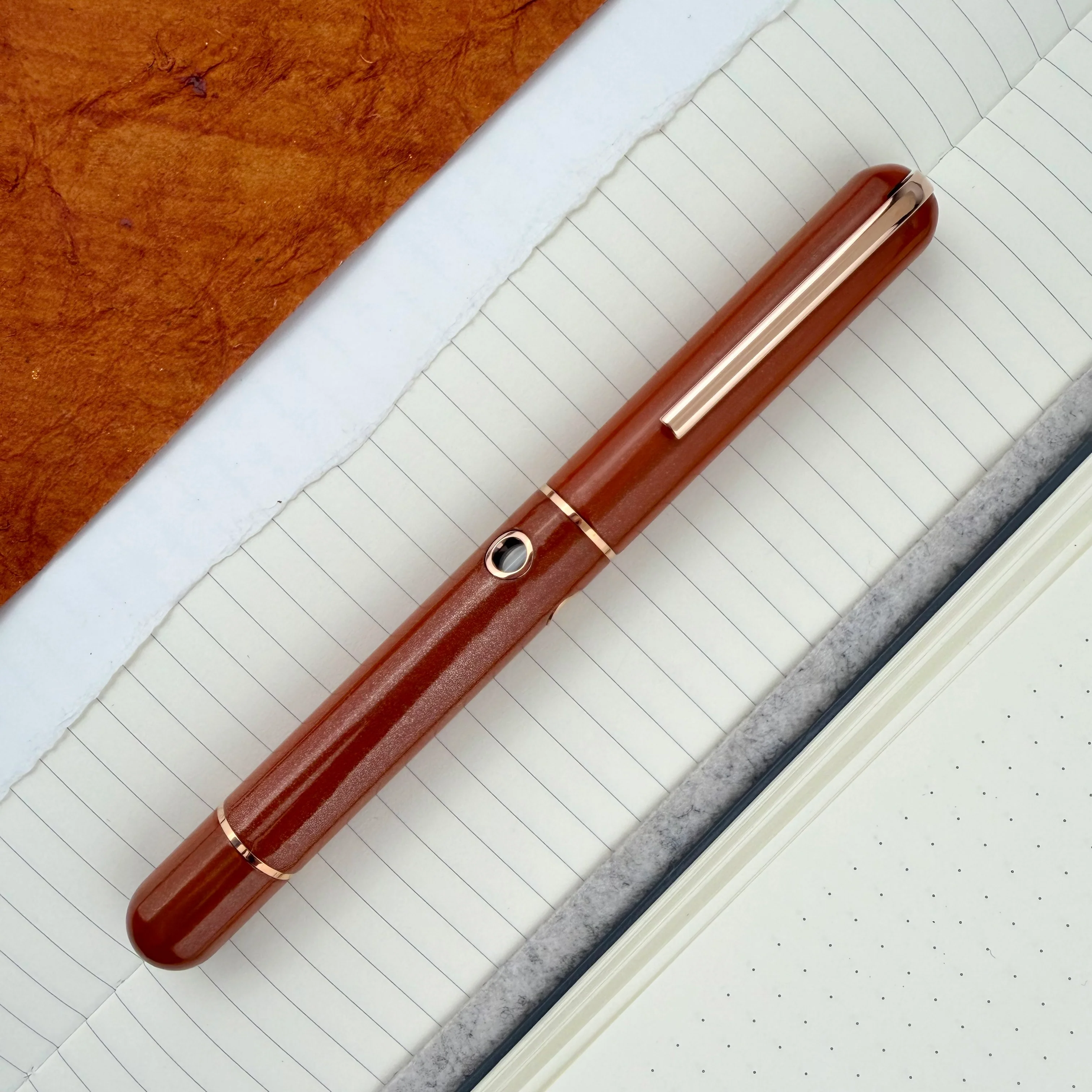 Nahvalur 365 Anniversary Roiro Fountain Pen - Copper - Image 2