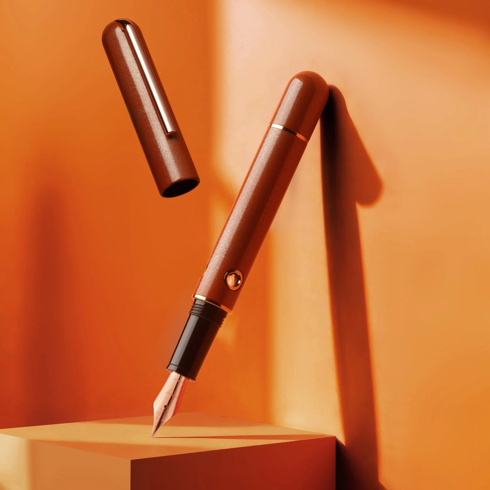 Nahvalur 365 Anniversary Roiro Fountain Pen - Copper - Image 4
