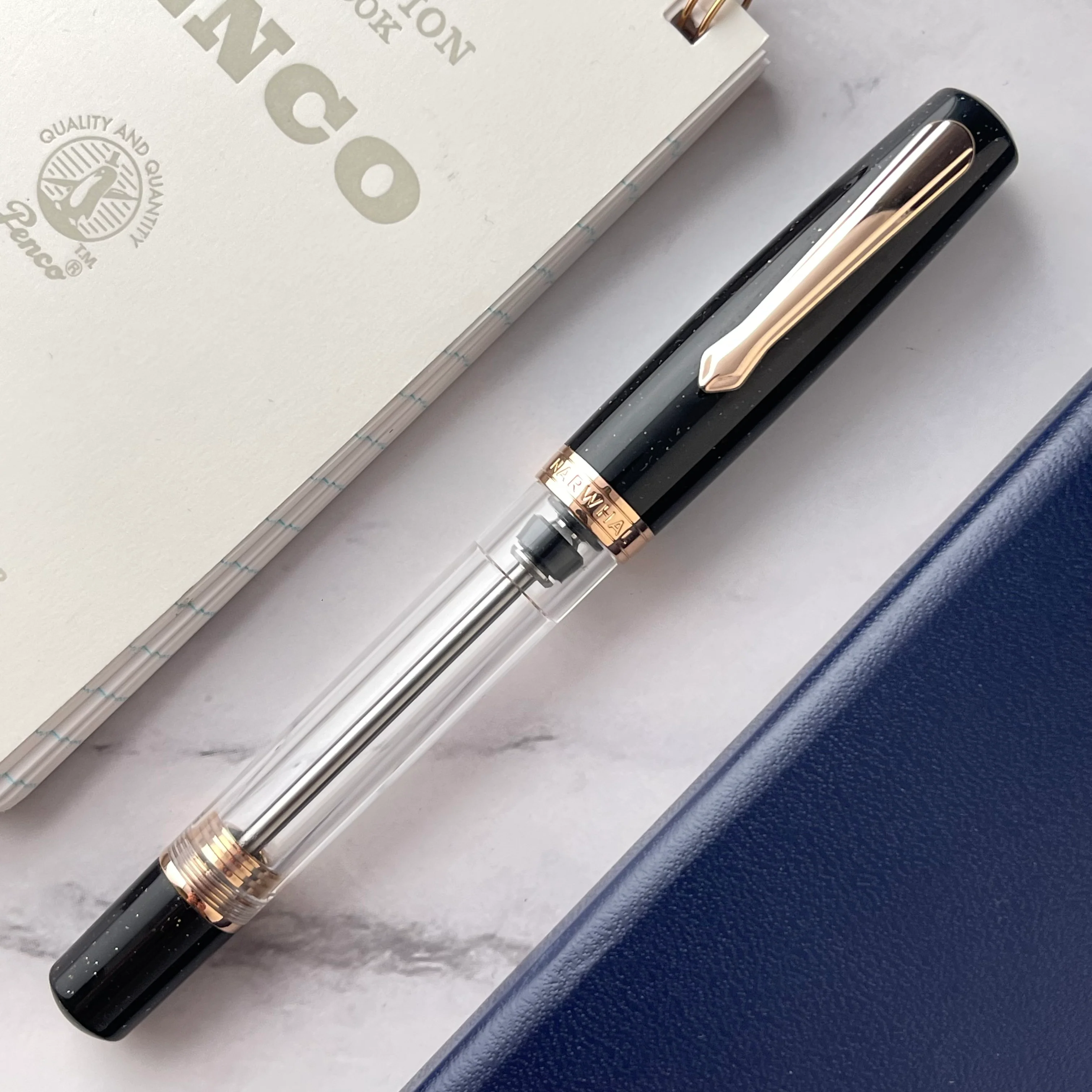 Nahvalur (Narwhal) Original Plus Fountain Pen - Lovina Graphite (Special Edition) - Image 2
