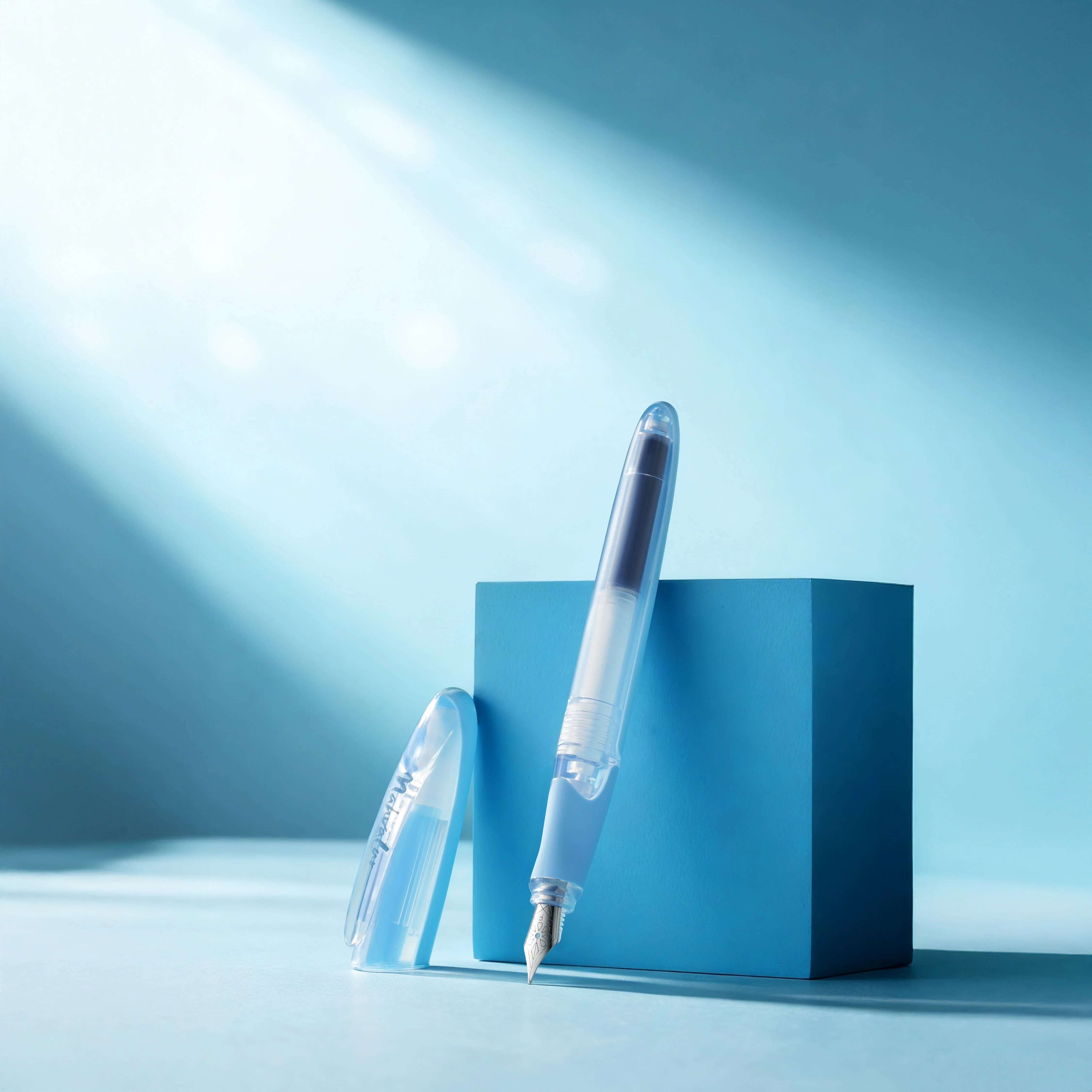 Nahvalur Triad Fountain Pen - Azure - Image 3