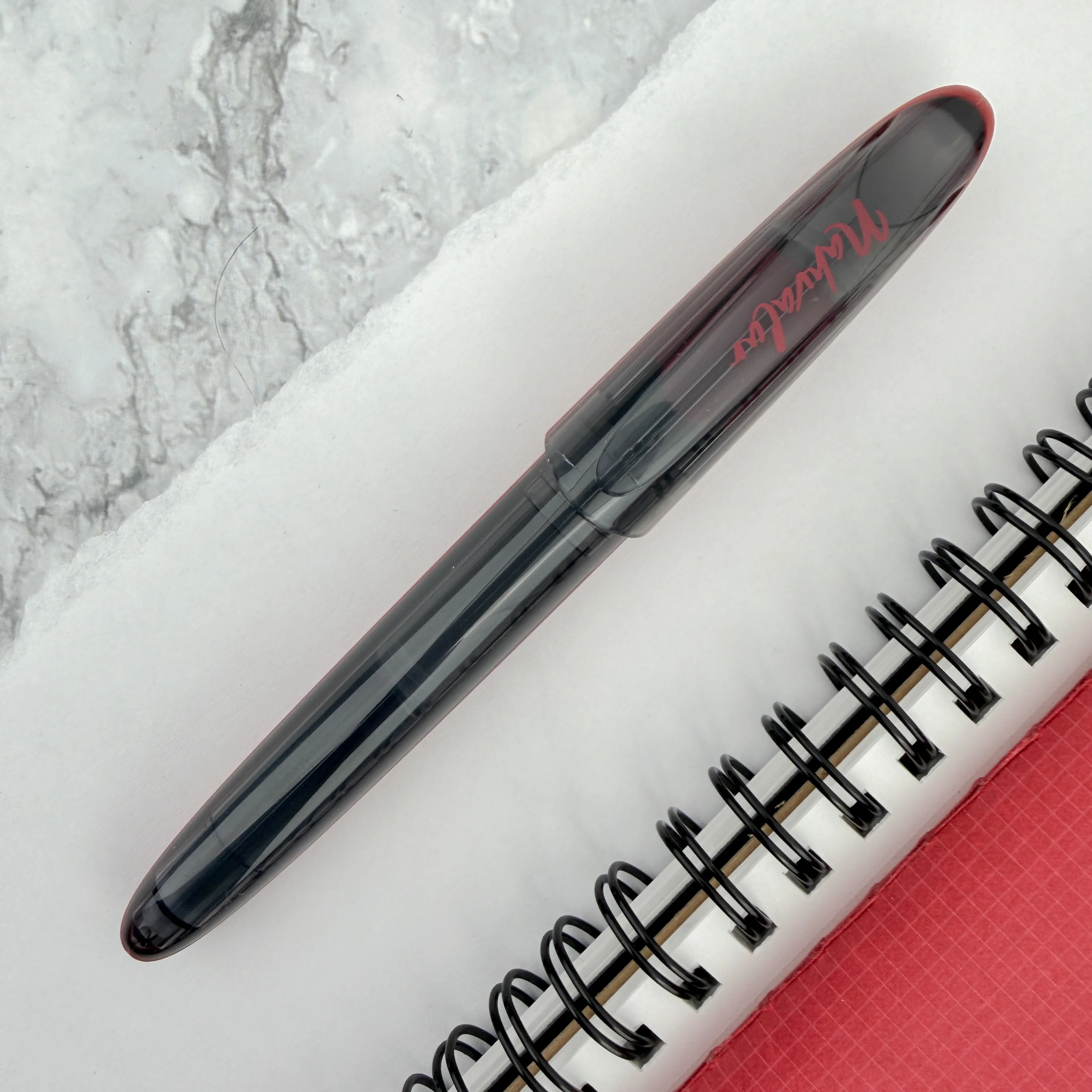 Nahvalur Triad Fountain Pen - Crimson - Image 2