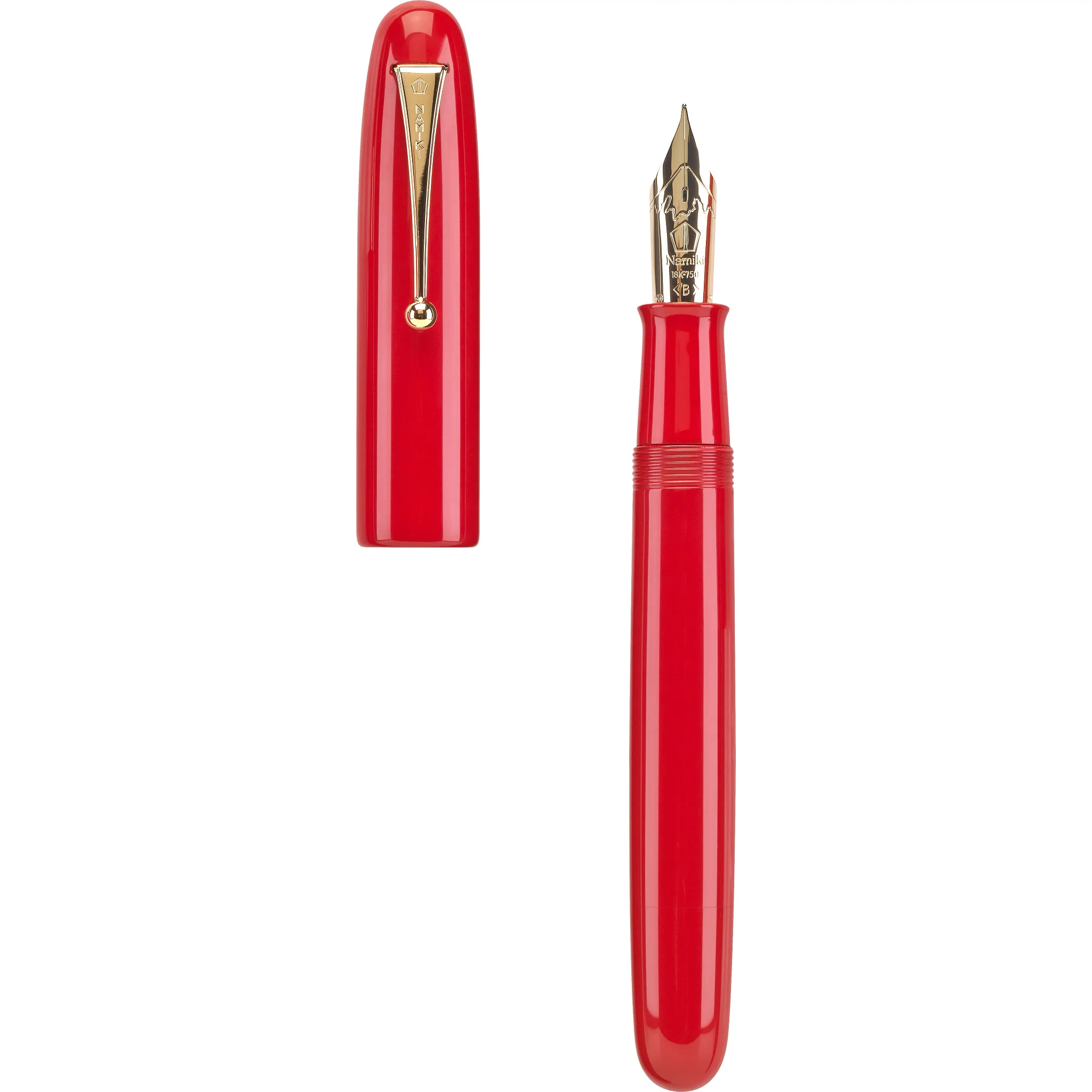 Namiki Emperor Fountain Pen - Vermilion Urushi - Image 3
