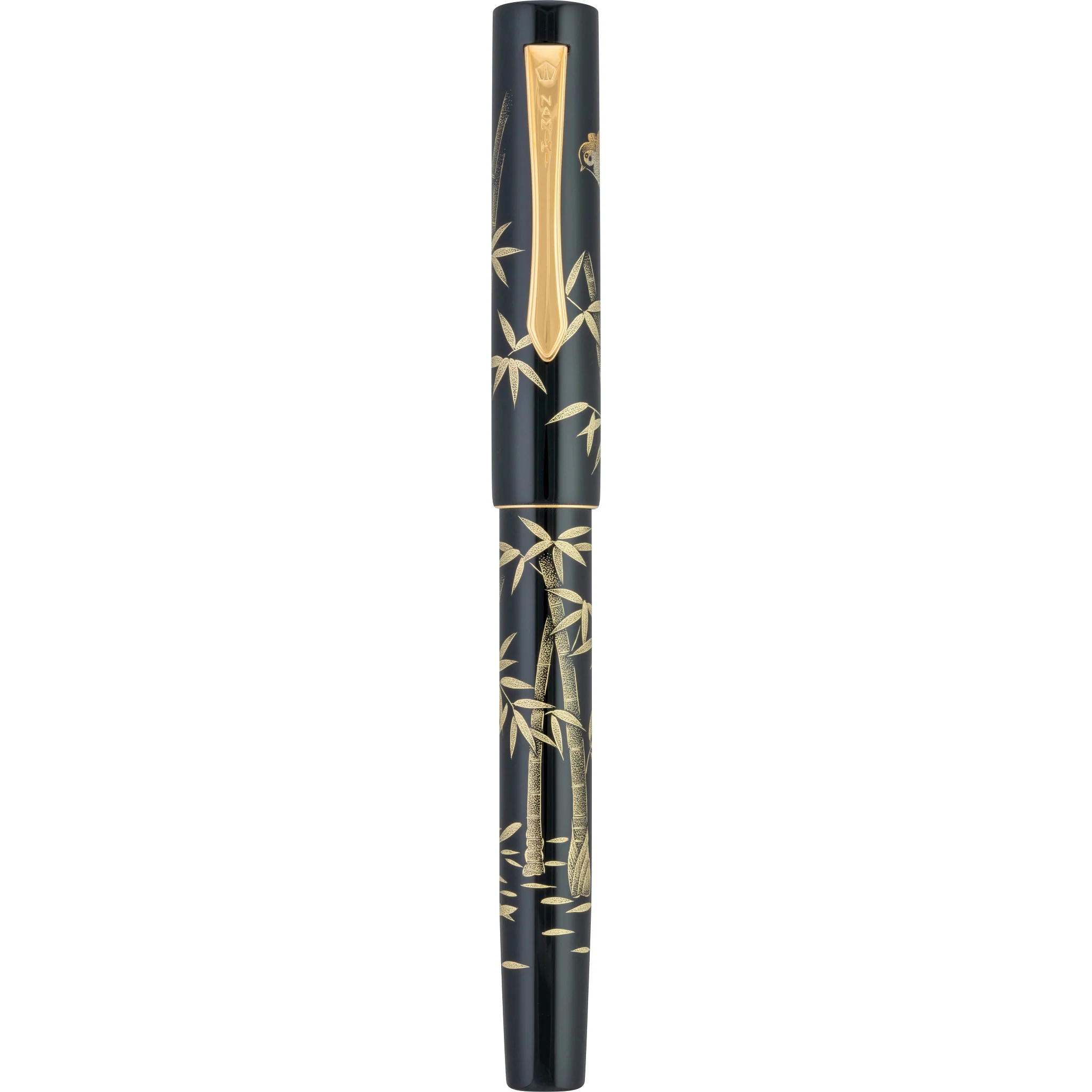 Namiki Chinkin Fountain Pen - Bamboo and Sparrow - Image 6