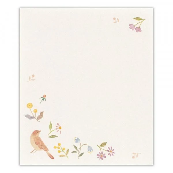 NB Awairo Memo Pad - Flowers Swaying - Image 4