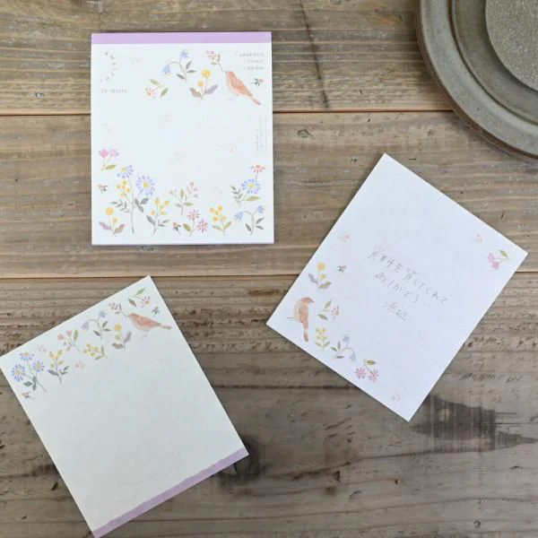 NB Awairo Memo Pad - Flowers Swaying - Image 6