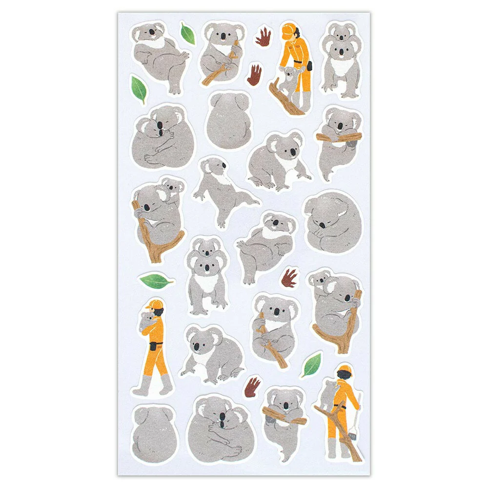 NB Large Sticker - ZOOm in Animals - Koala - Image 2