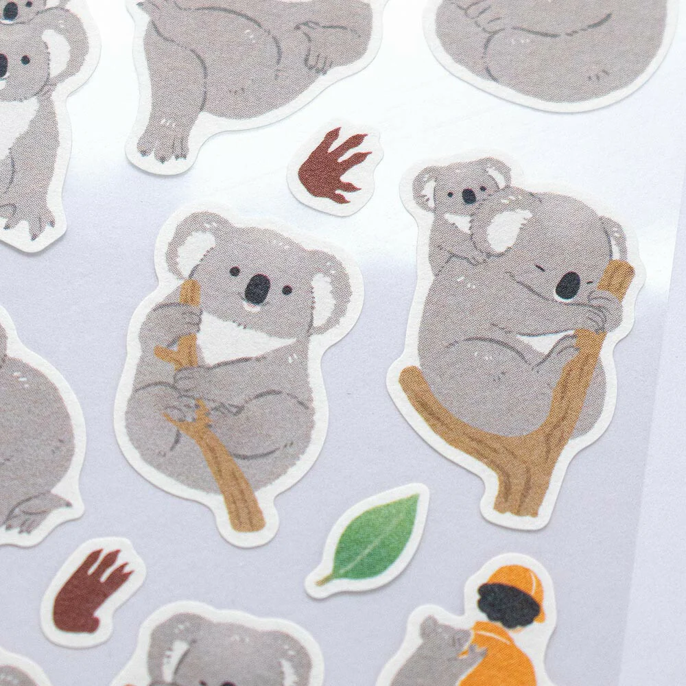 NB Large Sticker - ZOOm in Animals - Koala - Image 4