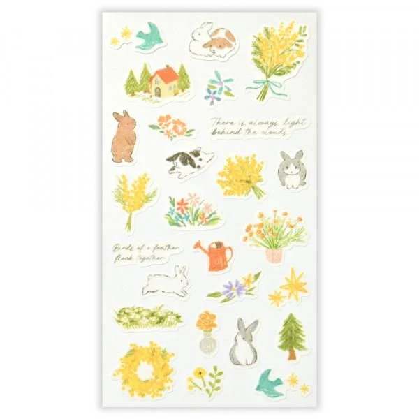 NB Large Stickers - Deco Time - Rabbit - Image 2