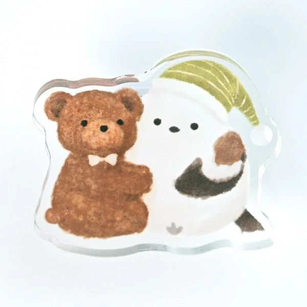 NB Mattari Animals 2-Way Clip - Long-Tailed Tit - Image 2