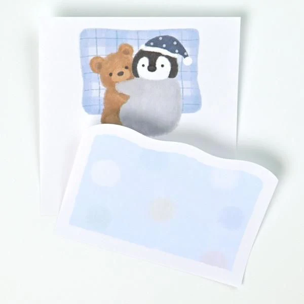 NB Mattari Animals Night Sticky Notes - Penguin - Image 4