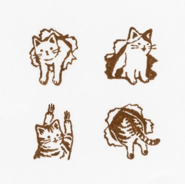 NB Wooden Stamps - Mischief in the Margins - Cats - Image 3