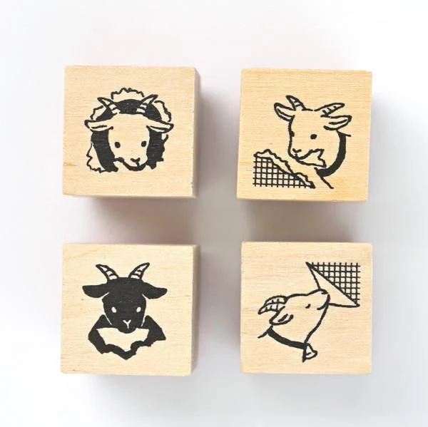 NB Wooden Stamps - Mischief in the Margins - Goat - Image 2