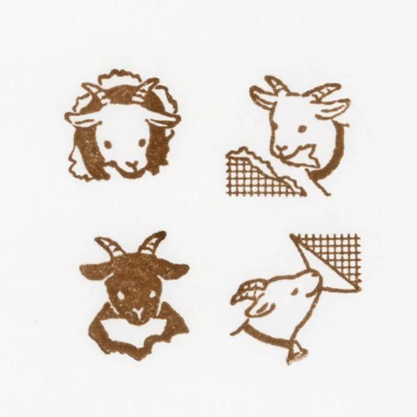 NB Wooden Stamps - Mischief in the Margins - Goat - Image 3