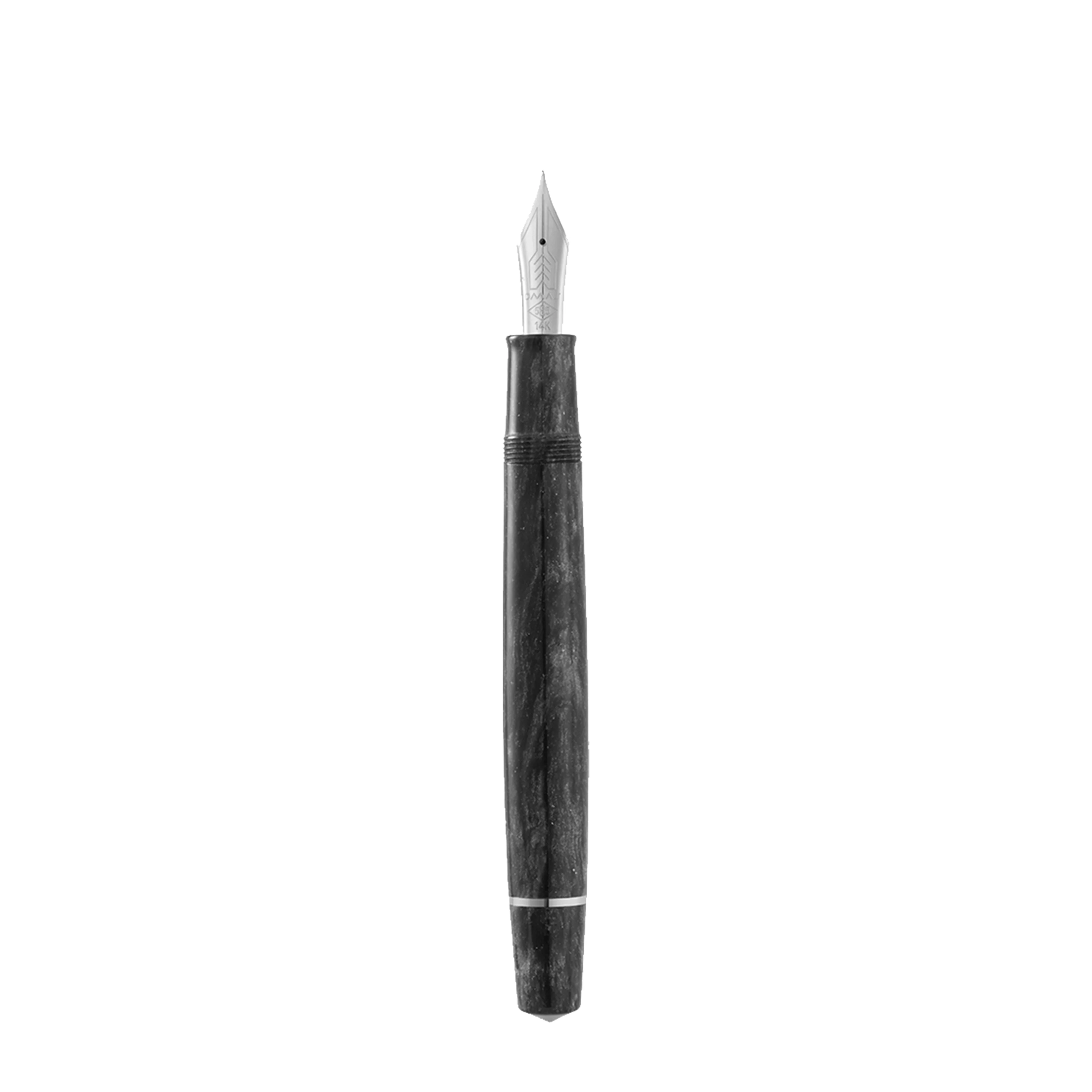 Omas Bologna Fountain Pen - Grigio Luminoso - Image 4