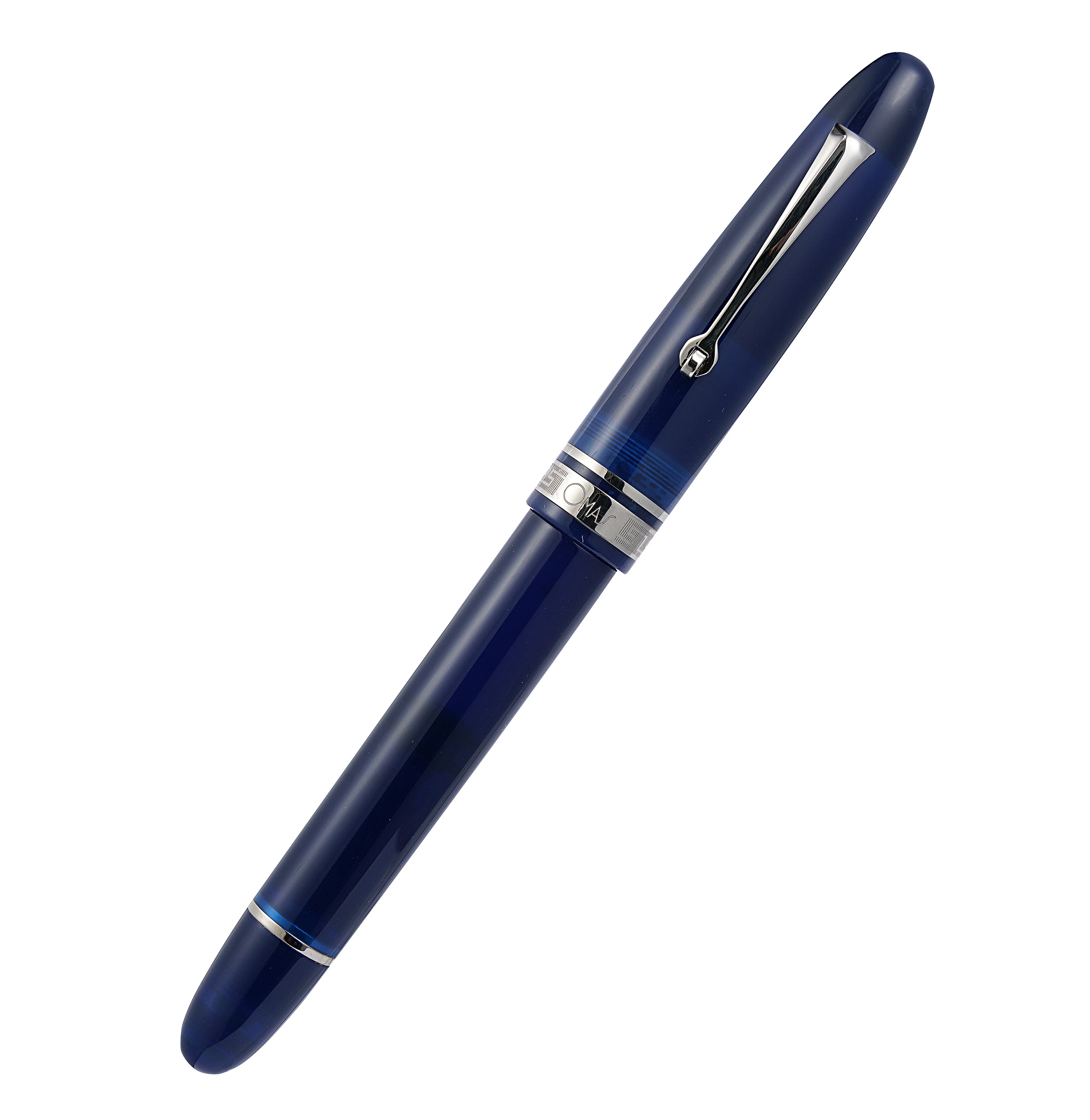 Omas Ogiva Fountain Pen - Blu w/ Silver - Image 3