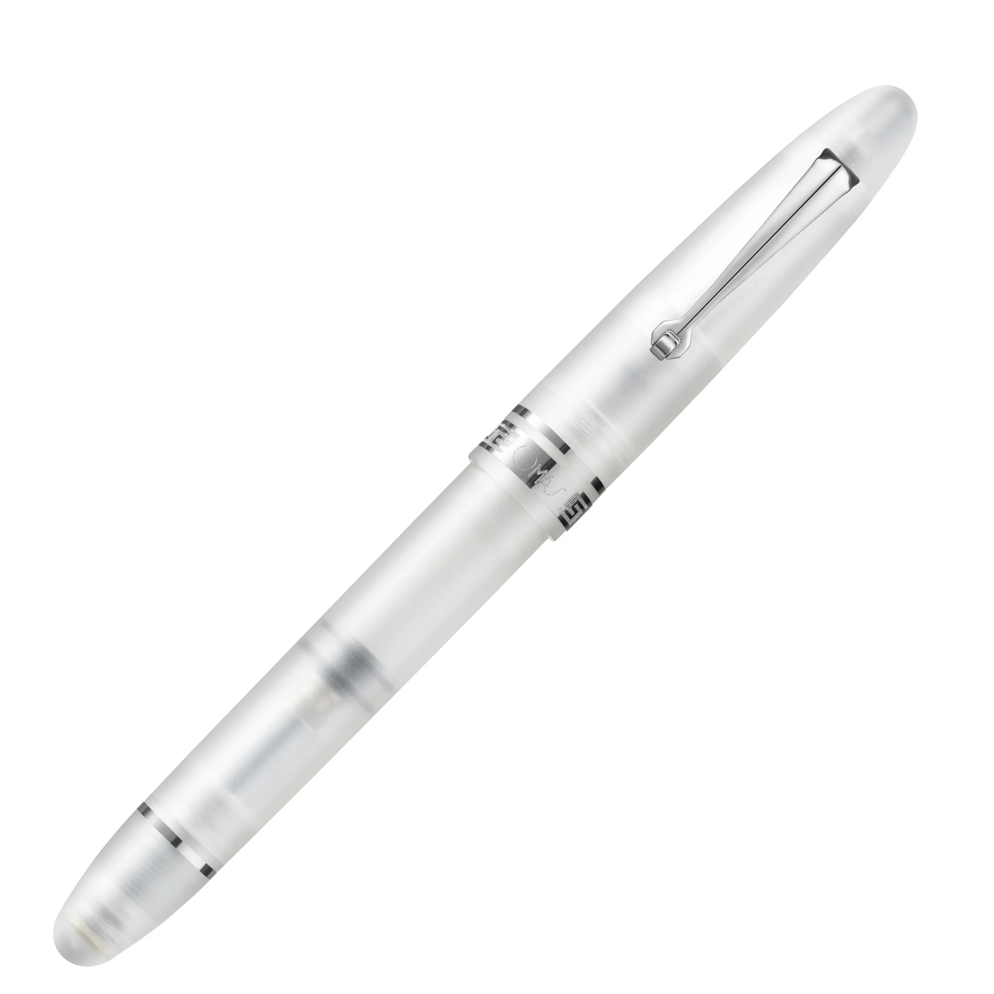 Omas Ogiva Fountain Pen - Demonstrator w/ Silver - Image 4